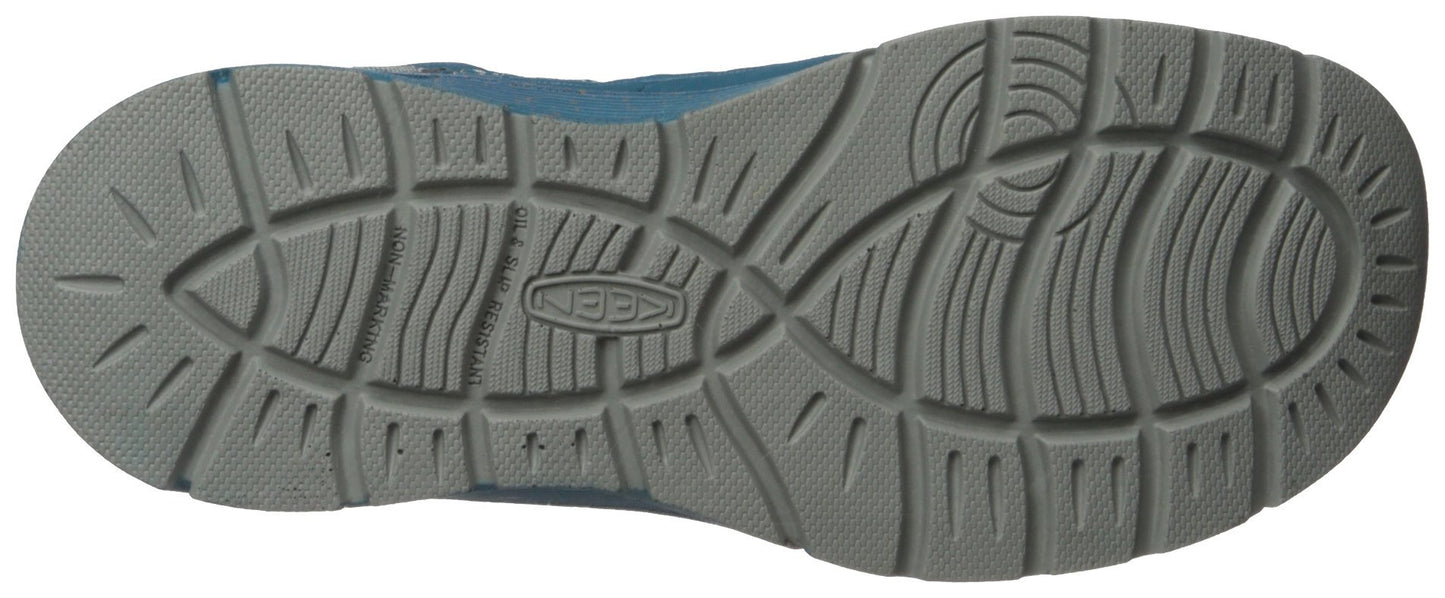 KEEN Utility Women's Asheville at ESD Industrial & Construction Shoe, Ink Eggshell Blue, 6 W US