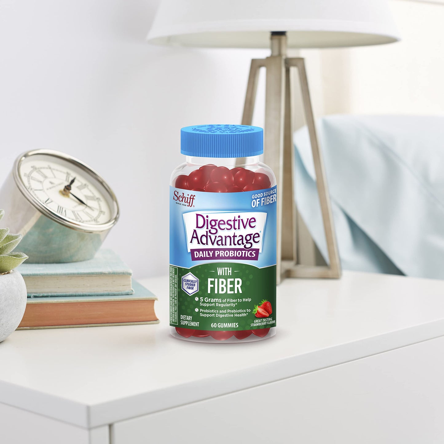 Digestive Advantage Daily Probiotic Strawberry Gummies 60ct exp 9/23