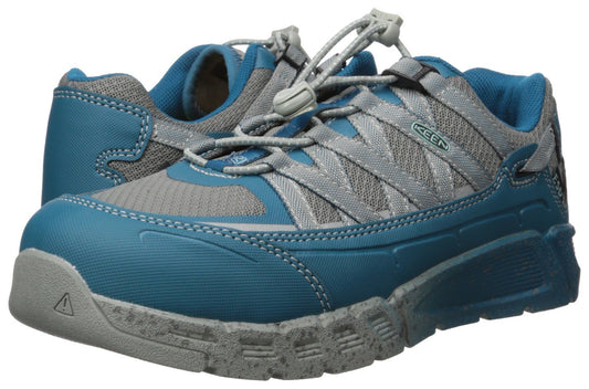 KEEN Utility Women's Asheville at ESD Work Shoe, Ink Eggshell Blue, 6.5 W US