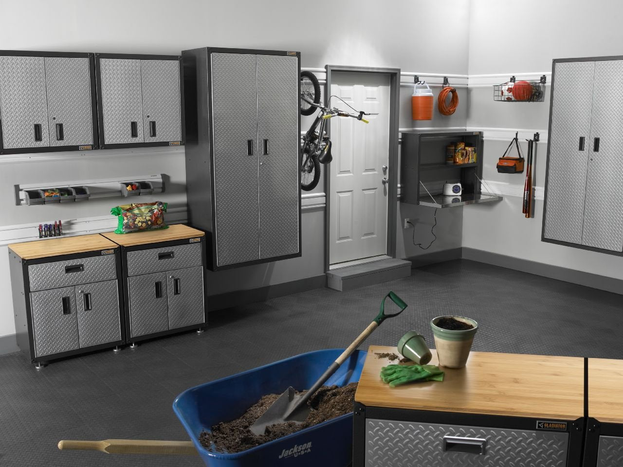 Gladiator GAWG28FDYG Full-Door Wall GearBox Steel Cabinet