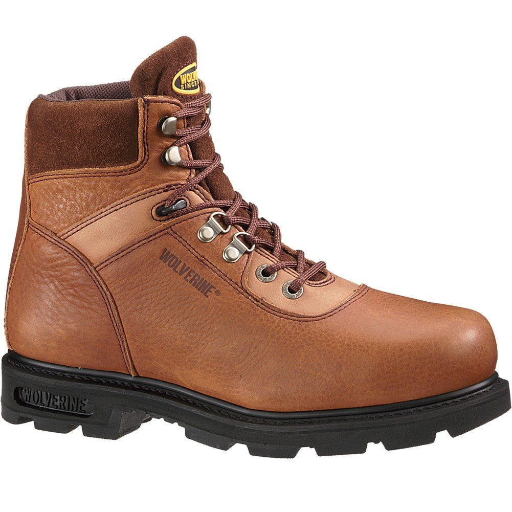 Wolverine Traditional Steel-Toe 6" Work Boot Men 11.5 Brown