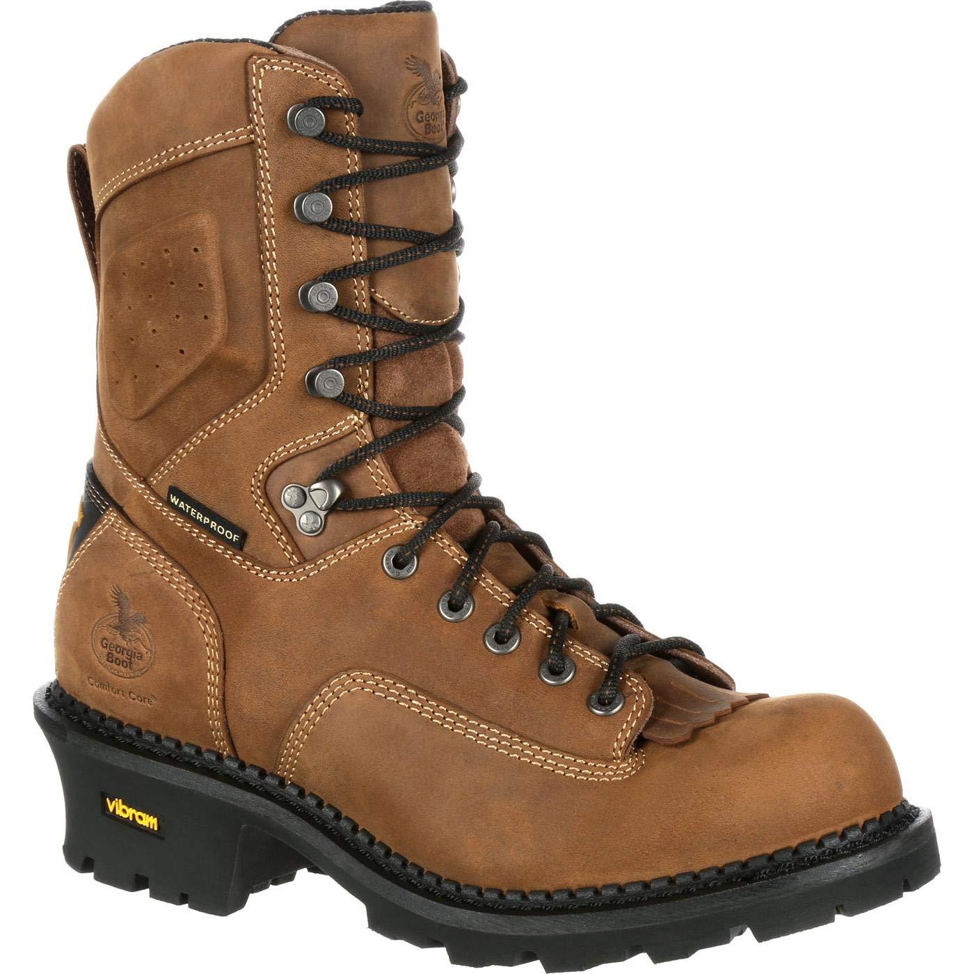 Georgia GB00097 Mid Calf Boot, Brown, 8.5 M US