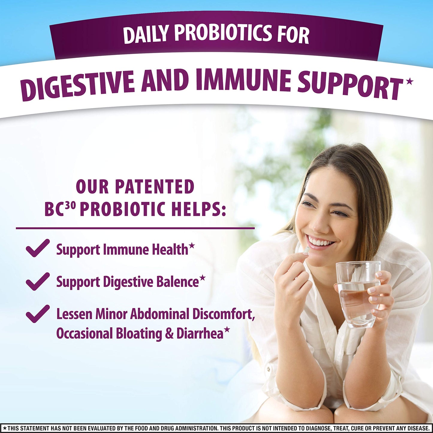 Daily Probiotic Capsule - Digestive Advantage 50 ct EXP 1/2023 NO BOX