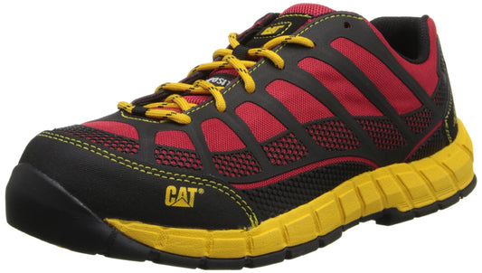 Caterpillar Men's Streamline Comp Toe-M, Red/Yellow, 8.5 M US