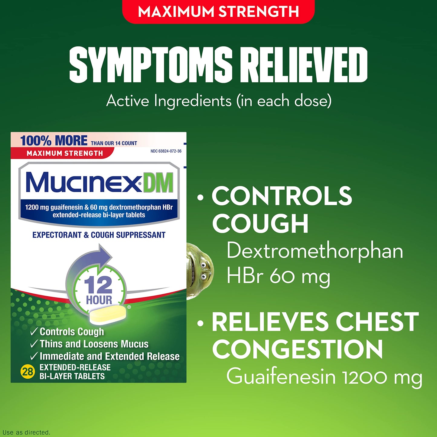 EXPIRES 5/2023 Mucinex DM 1200mg 28ct BOXES ARE NOT PERFECT