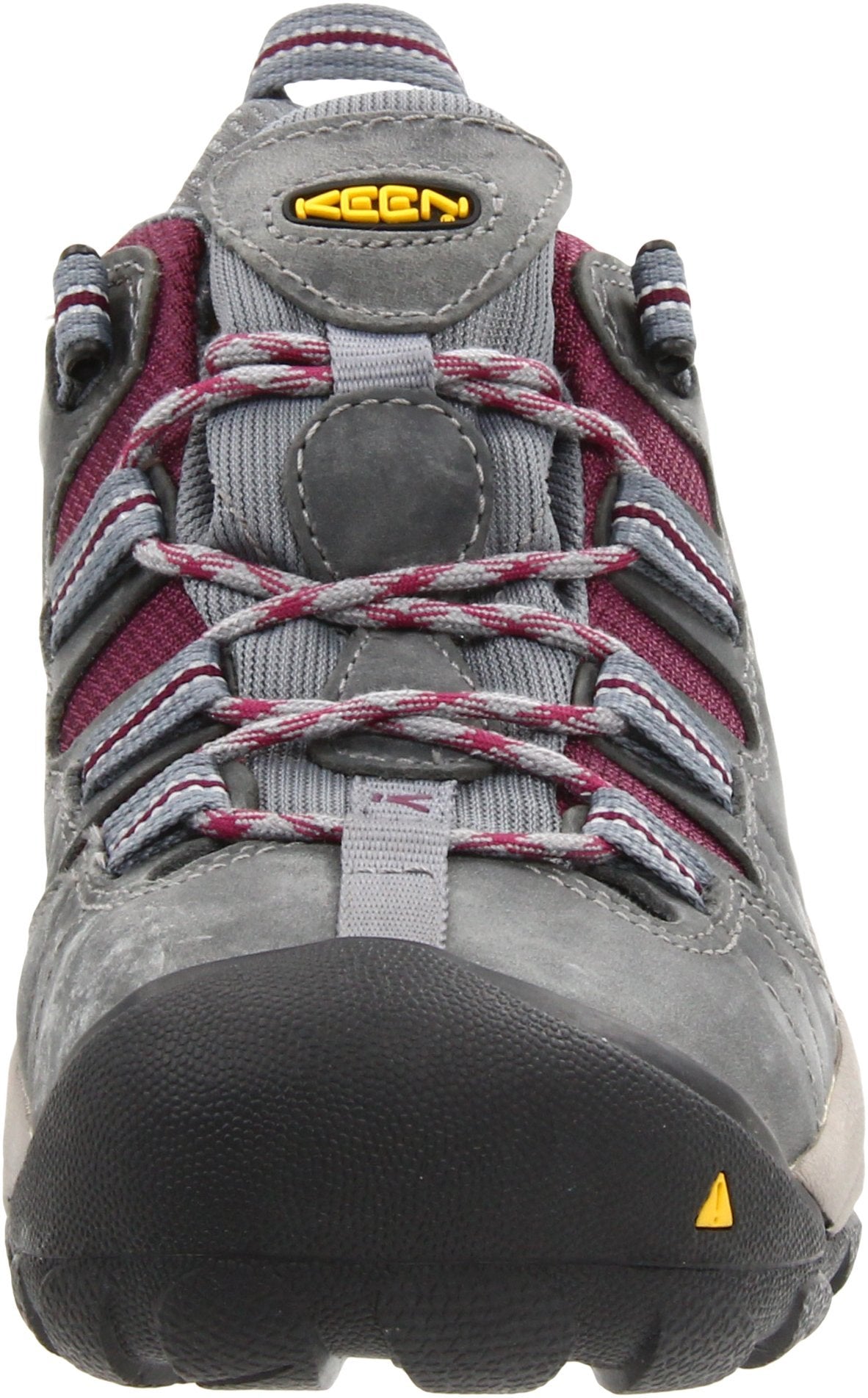 KEEN Utility Women's Detroit Low Steel Toe Work Shoe,Monument/Amaranth,6 M US