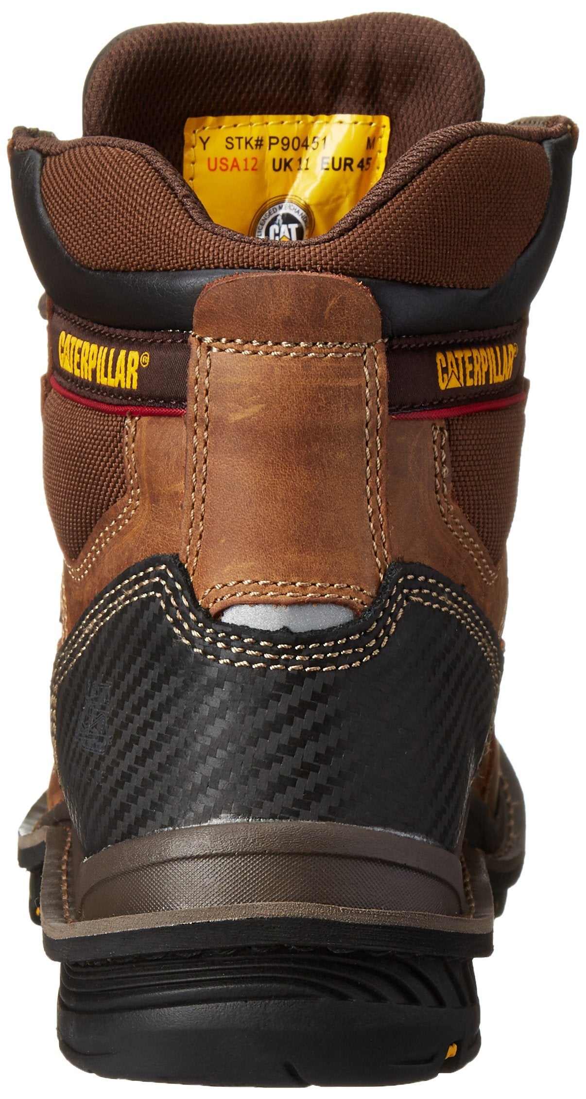 Caterpillar Men's Fabricate 6 Inch Tough Waterproof Comp Toe Work Boot, Brown, 8.5 M US