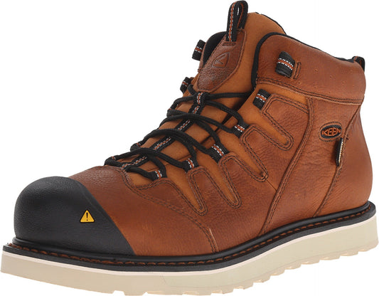 KEEN Utility Men's Glendale WP Peanut Boot 9 EE - Wide