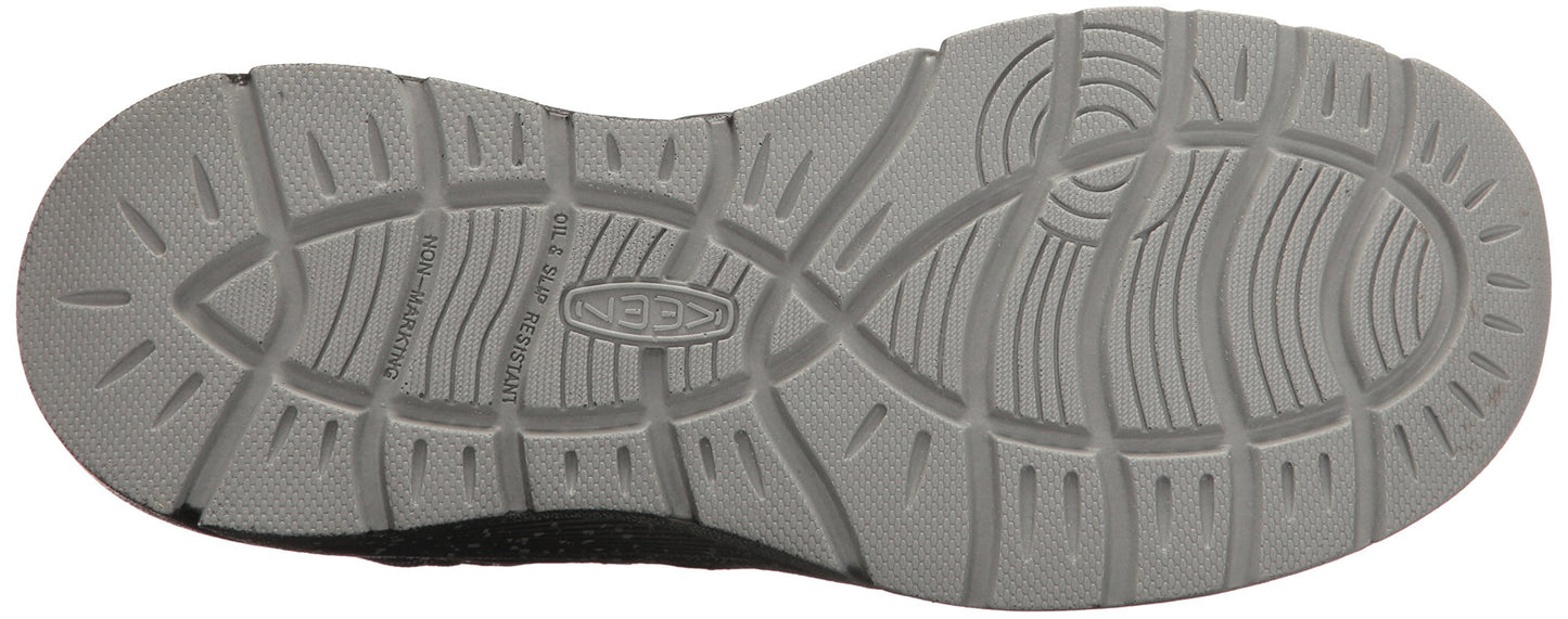 KEEN Utility Women's Asheville at ESD Industrial & Construction Shoe, Black/Gargoyle, 7 M US