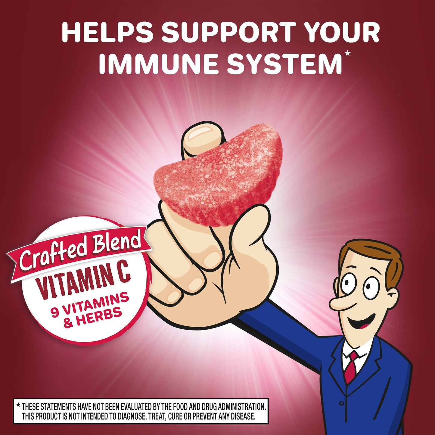 Airborne Gummies Immune Support Supplement, Berry, 21 Count EXP 7/2023