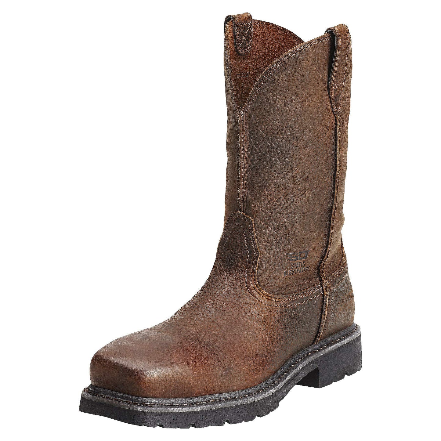 ARIAT Men's Rambler Work Pull-On No Static Ct Brown Oiled Rowdy Size 7 M Us