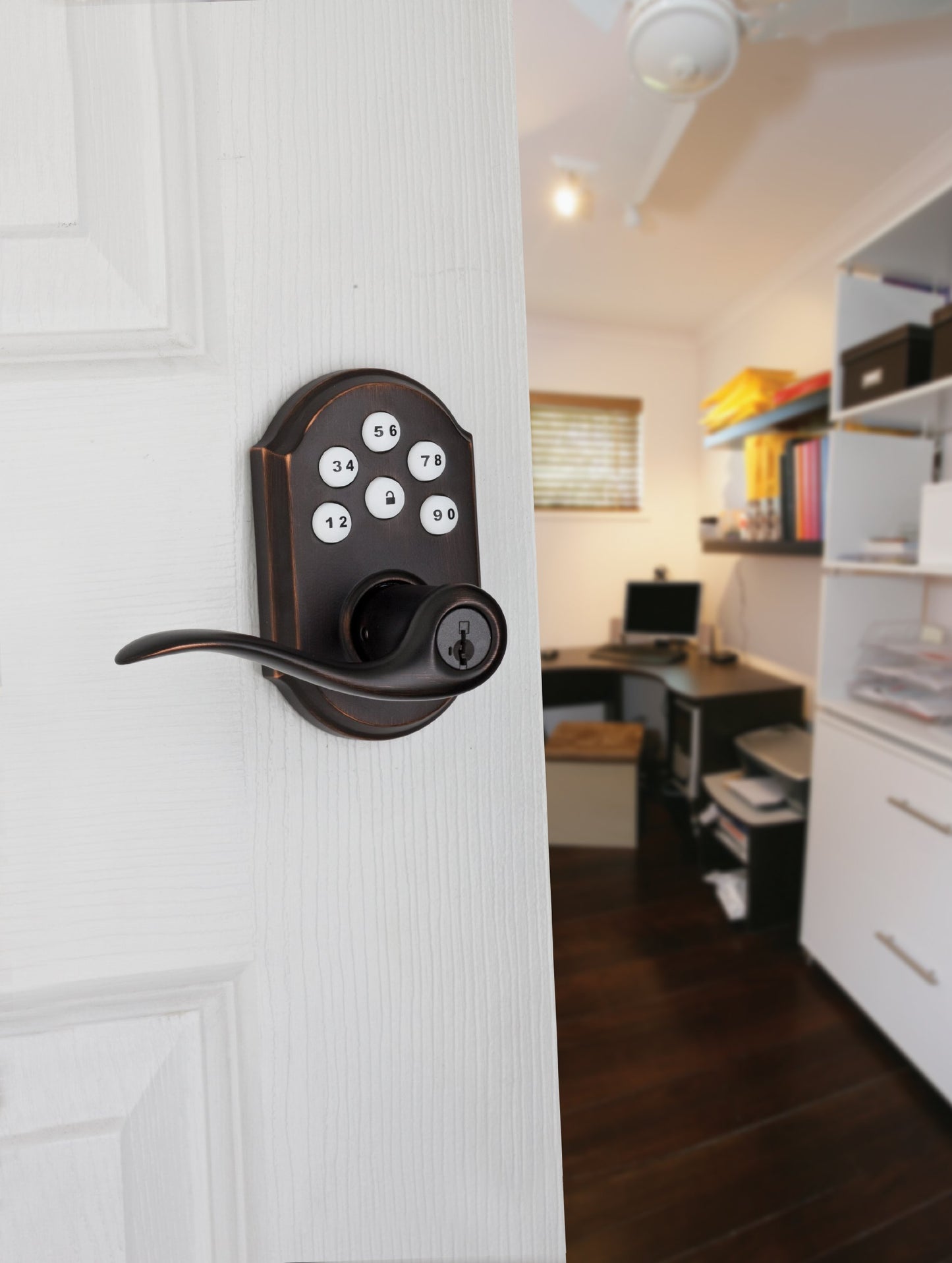 Kwikset 99110-009 SmartCode Electronic Lock with Tustin Lever Featuring SmartK..