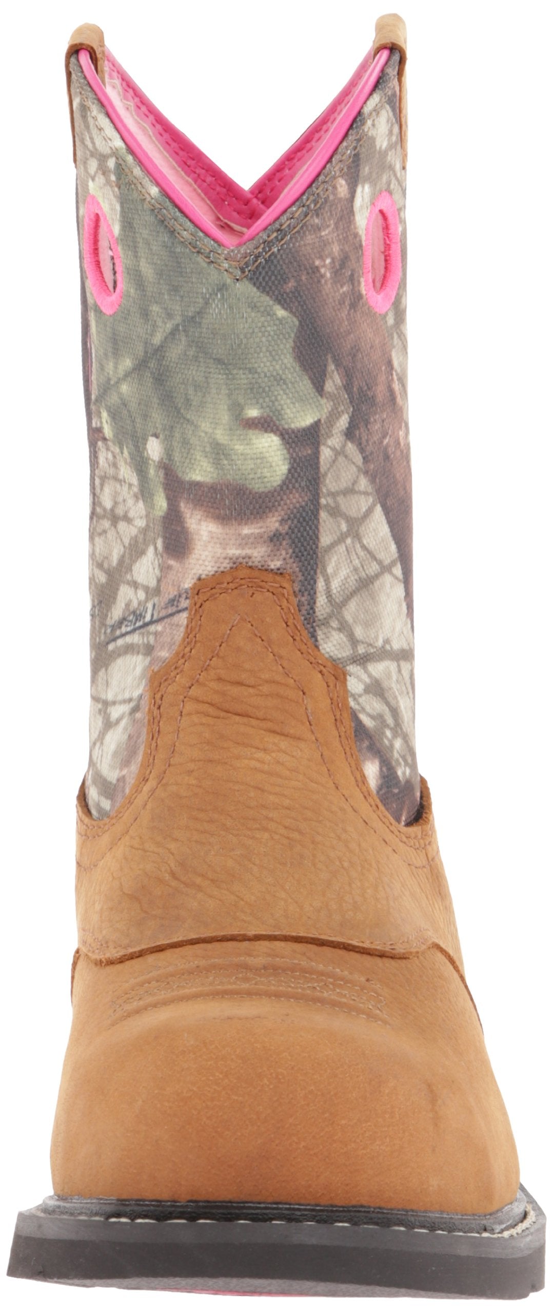 Ariat Women's Fatbaby Cowgirl Steel Toe Work Boot, Toasted Auburn/Camo, 8 M US