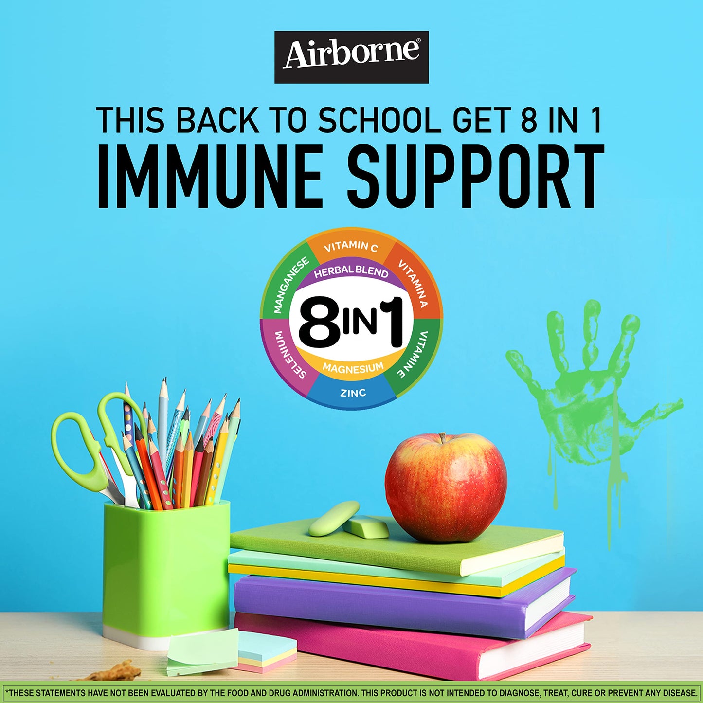 Airborne Immune Supplement Zesty Orange Effervescent 36 Tablets Exp 11/23