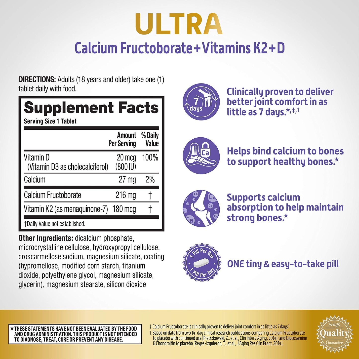 5x Move Free Ultra Bone Strength Support Coated 30 Tablets Exp 8/2023+