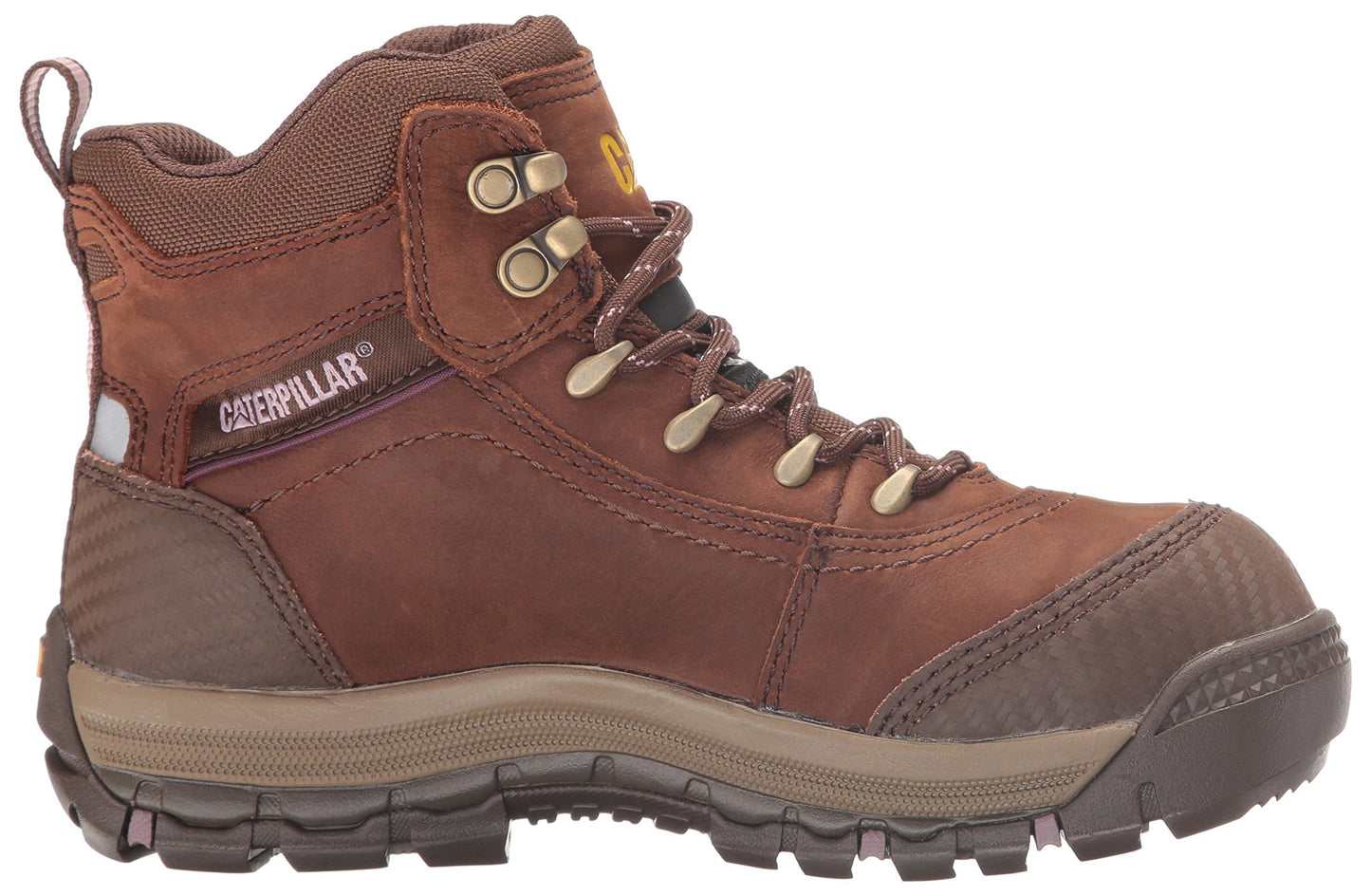 Caterpillar Women's Ally 6" Waterproof Comp Toe Industrial and Construction Shoe, Brown, 7.5 W US