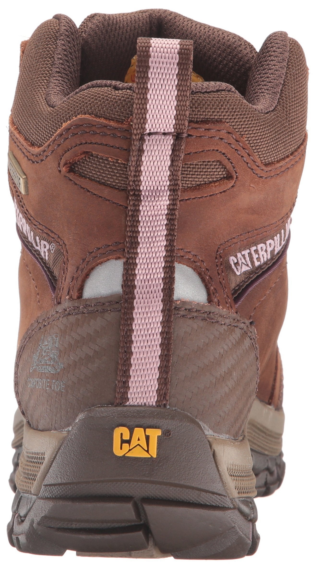 Caterpillar Women's Ally 6" Waterproof Comp Toe Industrial and Construction Shoe, Brown, 7.5 W US