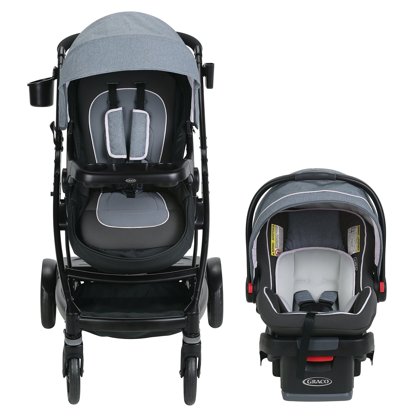 Graco UNO2DUO 2032495 Travel System, Hazel (Pink Lining) Stroller ONLY
