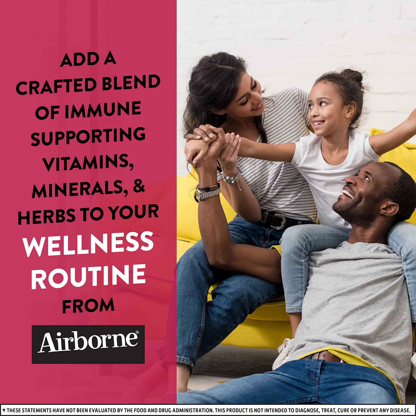 Airborne Original Vitamin C 32 Chewable Tablets Very Berry Lot Of 3 New Sealed