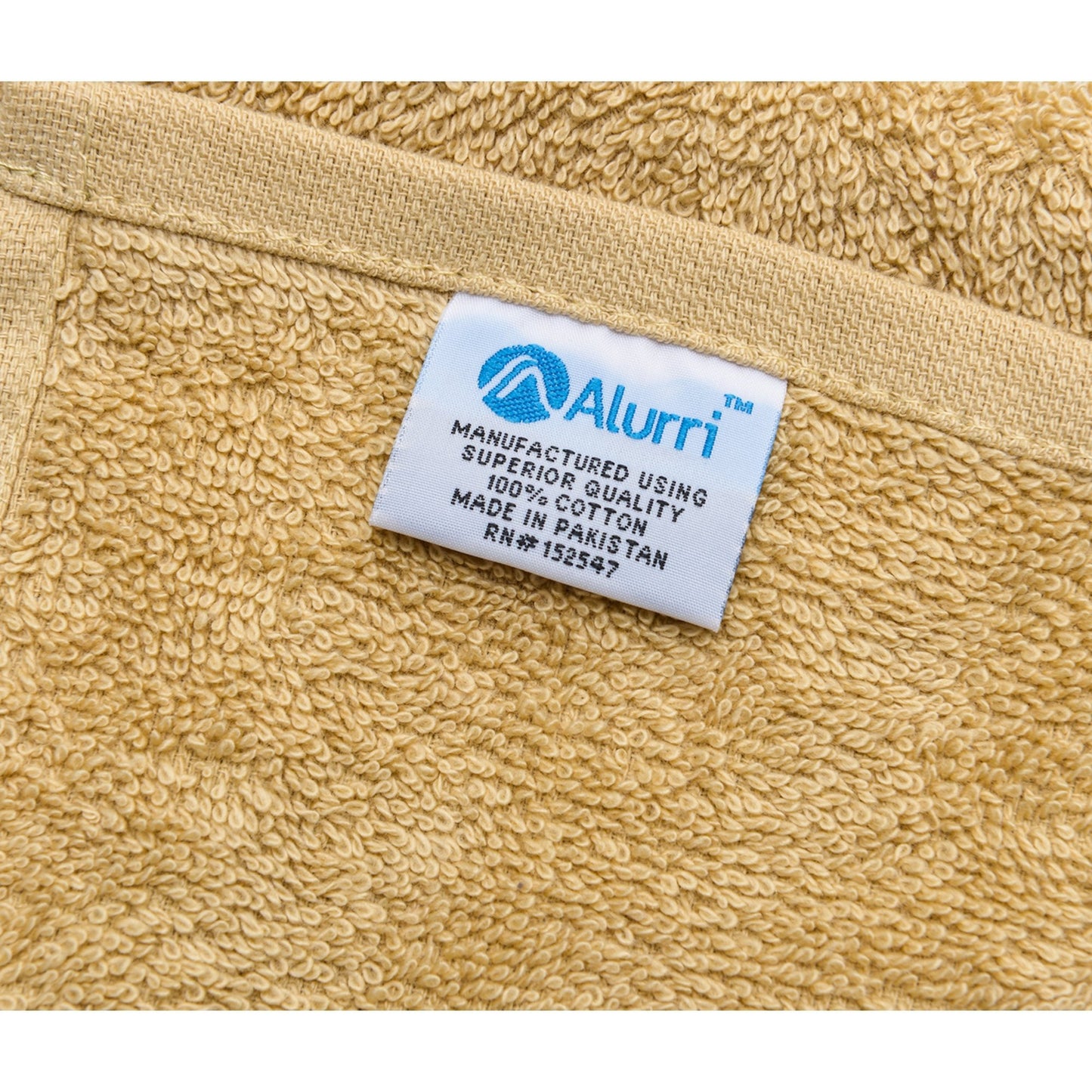 Alurri Luxury Bath Towels Gift Set by Hotel/Spa Super Soft and Quick Absorbent Bathroom (Beige)