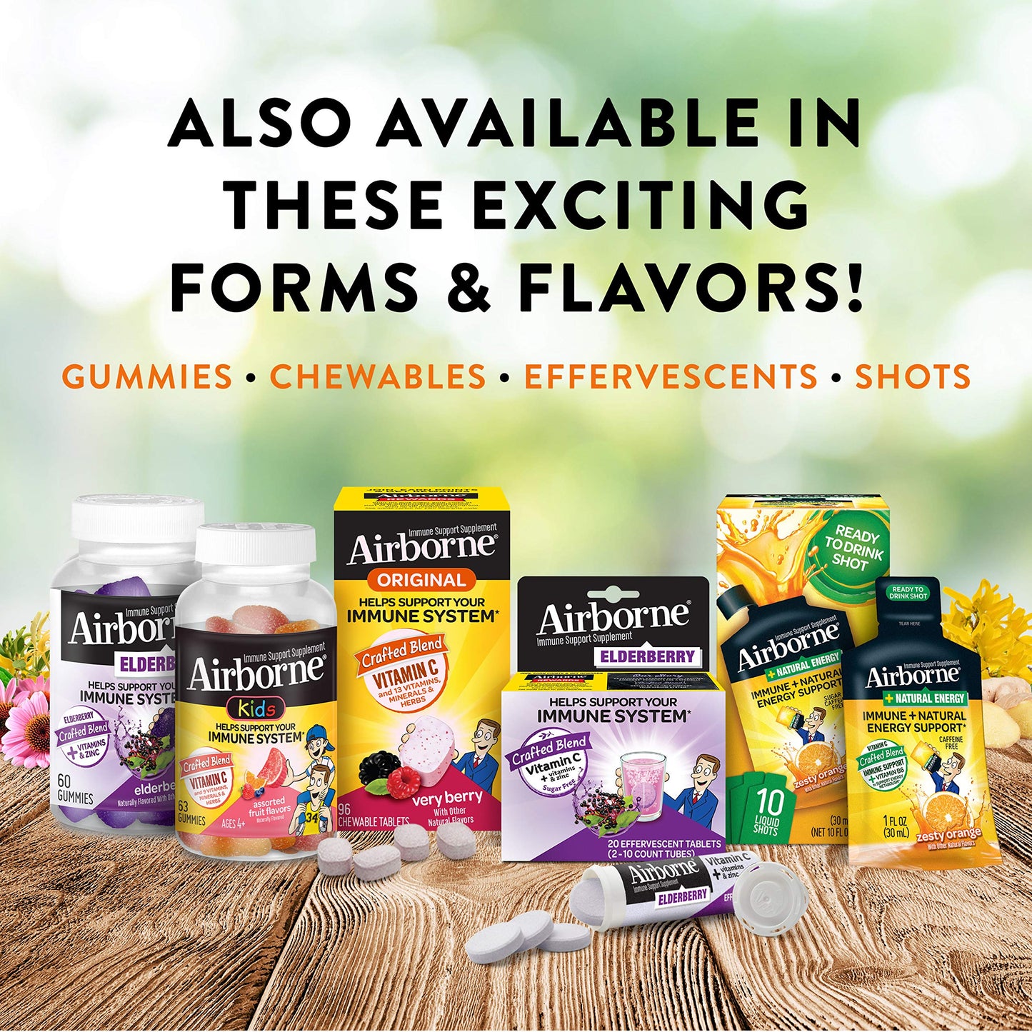 Airborne Original Vitamin C 32 Chewable Tablets Very Berry Lot Of 3 New Sealed