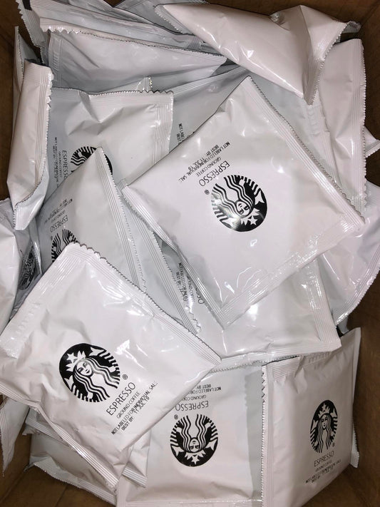 300 PODS STARBUCKS ESPRESSO ESE PODS 45 MM GROUND COFFEE BEST BEFORE 7/2019