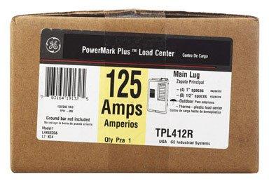 Ge Main Lug Load Center 125 Amp 8 Circuits Boxed