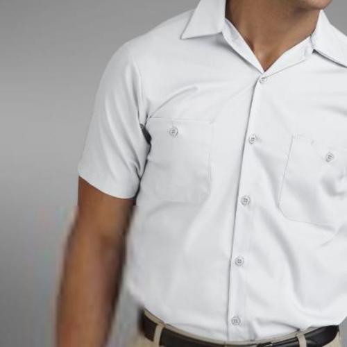 Cintas COMFORT FLEX Work Shirt; SN: 935-00 White/buttondown -large-