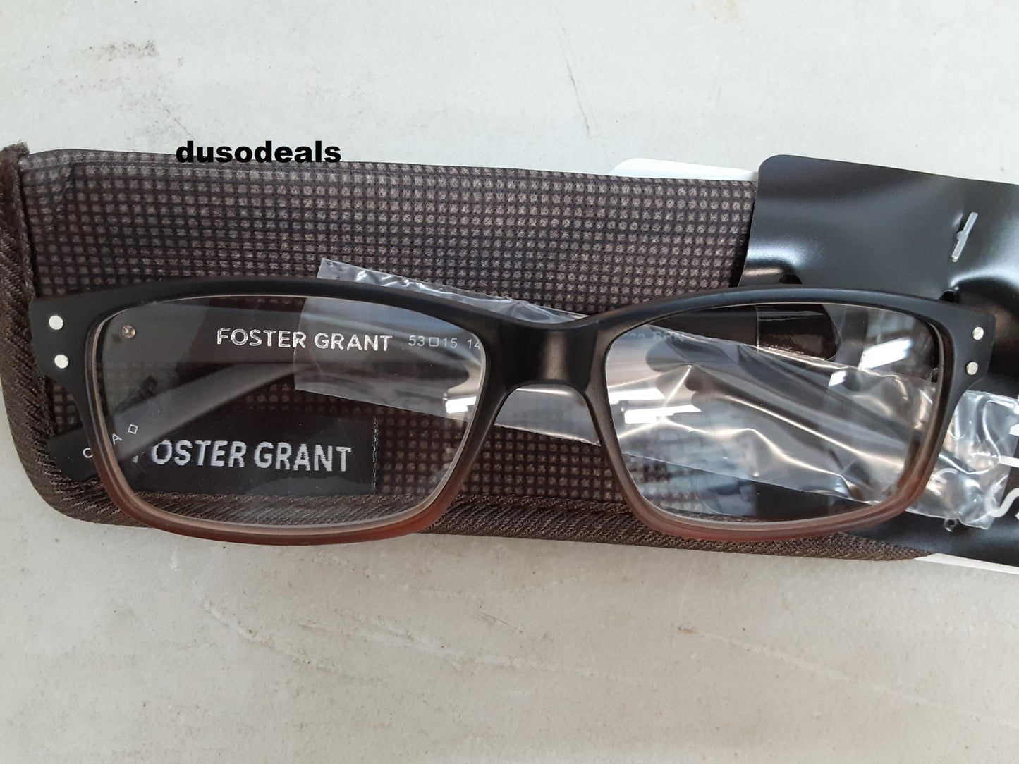 Foster Grant Reading Glasses, Thomson; +1.50