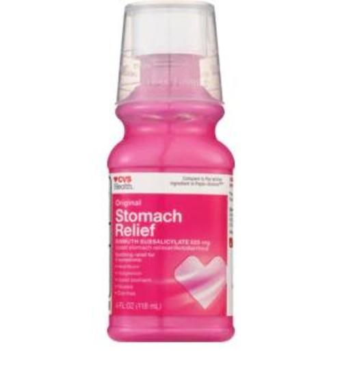 CVSHealth Original Stomach Relief  525mg Bismuth Subsaliclate EXp: October 2021