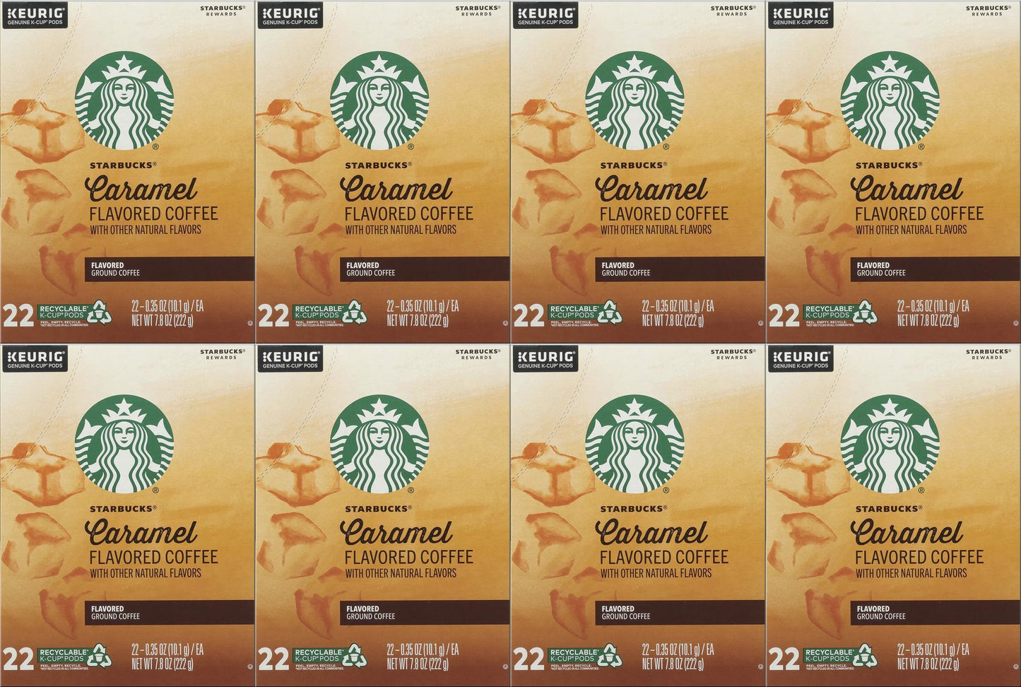 176 COUNT Starbucks Caramel Flavored Medium Roast Best Before August 2020