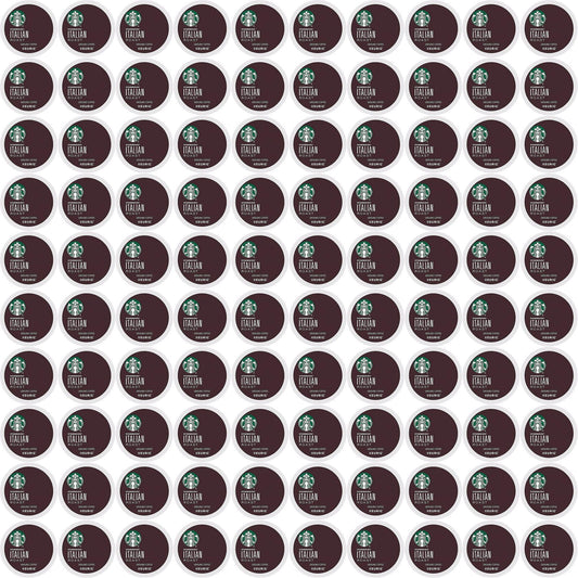 100 COUNT Starbucks Italian Dark Roast K Cups Best Before October 2020