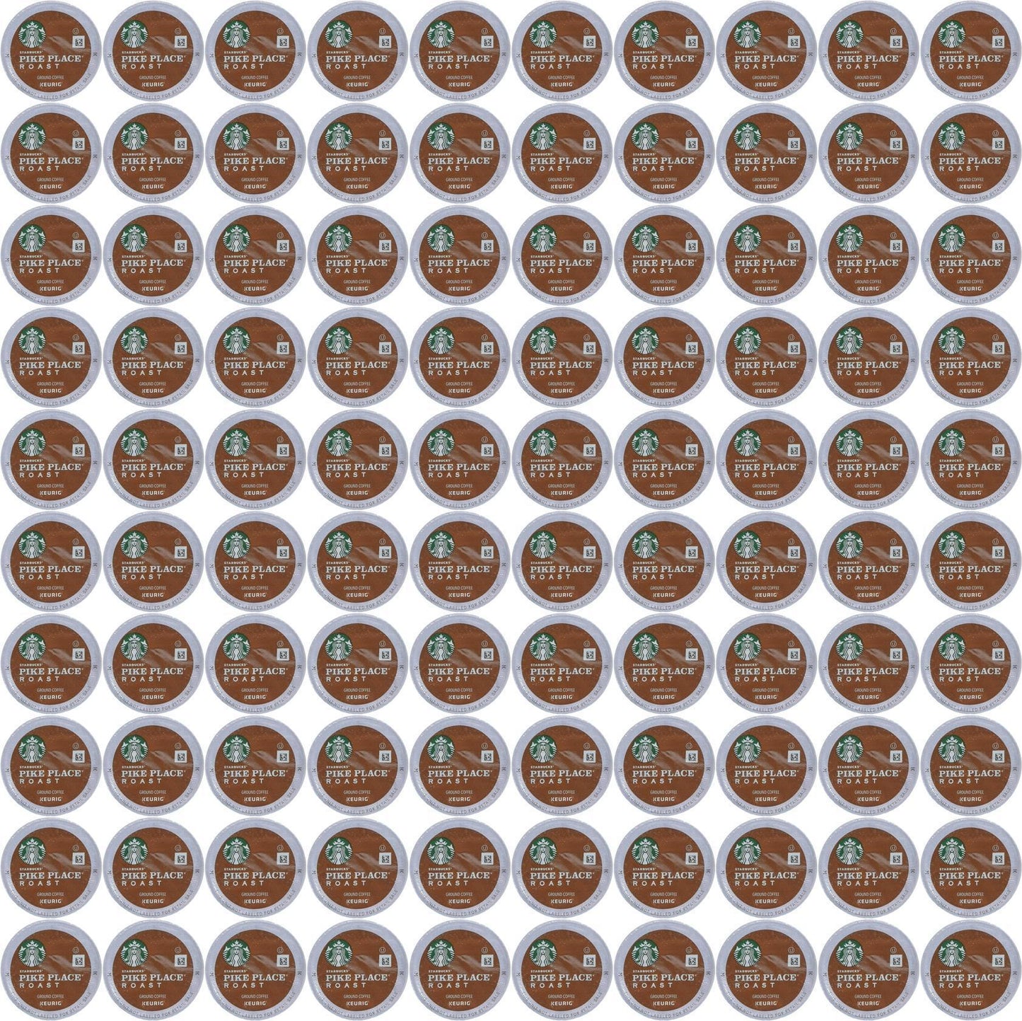 100 COUNT Starbucks Pike Place Medium Roast K Cups Best Before September 2020
