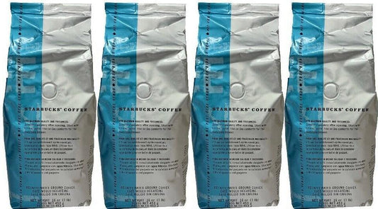 4 LBS Starbucks Decaf Breakfast Ground Coffee Best Before 10/2020