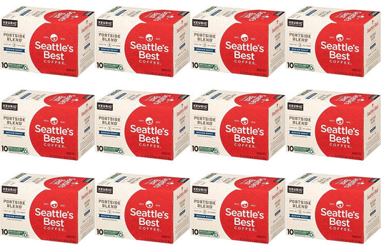 120 COUNT Seattle's Best Portside Blend K-Cups Coffee Pods Best Before 7/2020