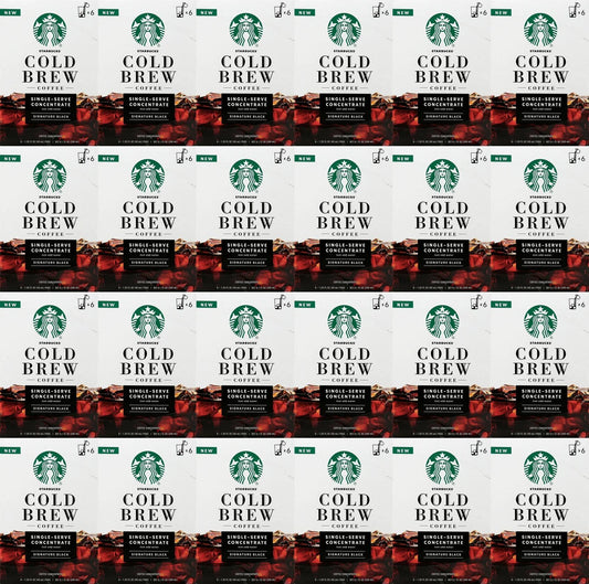 144 Starbucks Cold Brew Medium Roast Concentrate Black Best Before November 2020