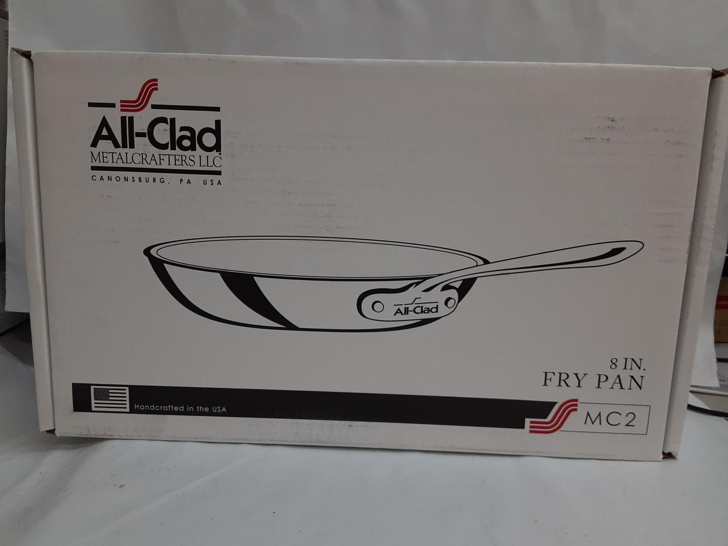 All-Clad MC2 8" Fry Pan, #7108, Stainless Steel, MADE IN THE USA