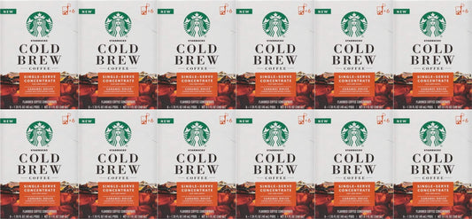 72 Pods Starbucks Cold Brew Single-Serve Coffee Concentrate Pods Best By 11/2020