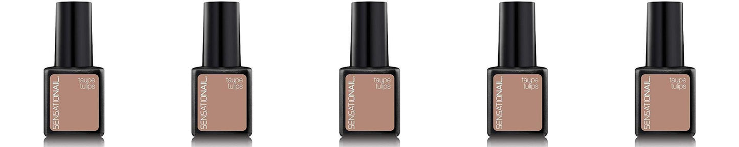 SensatioNail Color Gel Polish, 'Taupe Tulips', .25 fl oz 71594- LOT OF FIVE -NEW