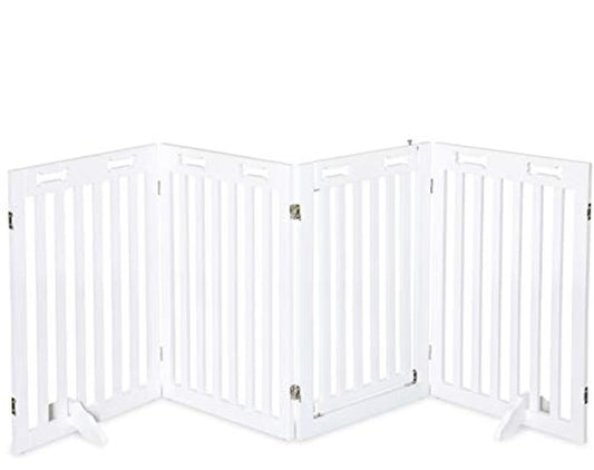 Arf Pets Dog Gate Walk Through Door, Expands Up to 80" Wide, 31.5" High *NEW