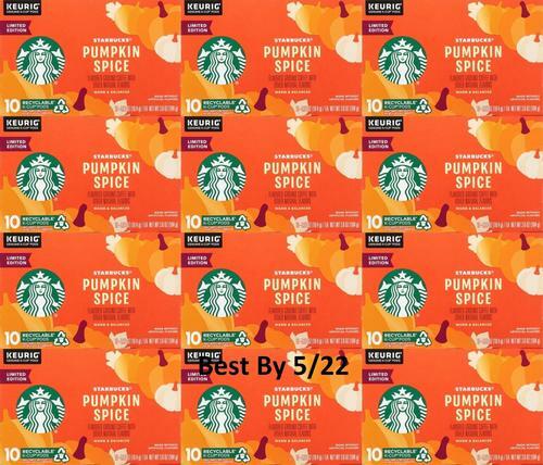 300 COUNT Starbucks Limited Edition Pumpkin Spice Flavored Coffee K-Cups READ !