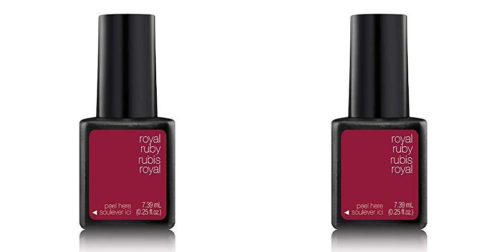 Sensationail Color Gel Polish Royal Ruby 71636  .25 oz. Lot of two