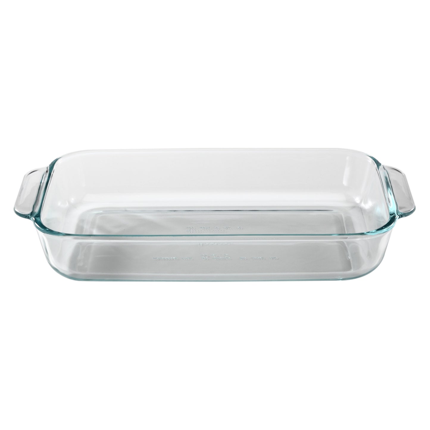 LOT OF 2 Basics 3-quart Oblong Baking Dish – Clear