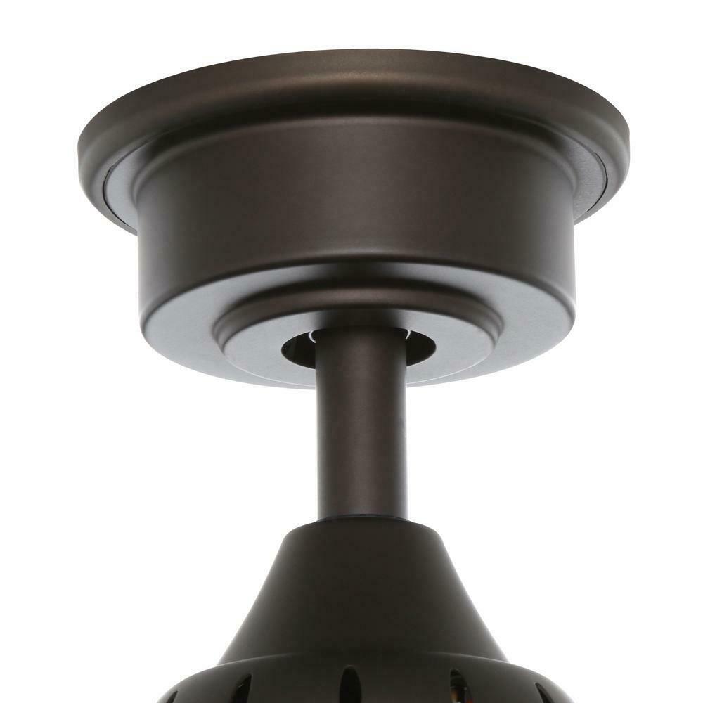 FOR PARTS Home Decorators Ceiling Fan 23" Rustic Bronze Outdoor 3-Blades LED L..