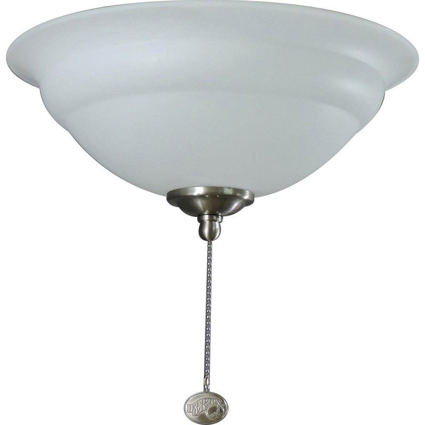 Ceiling Fan Light Kit with 9.5 Watt LED Bulb Brushed Nickel Sturdy Classic Home